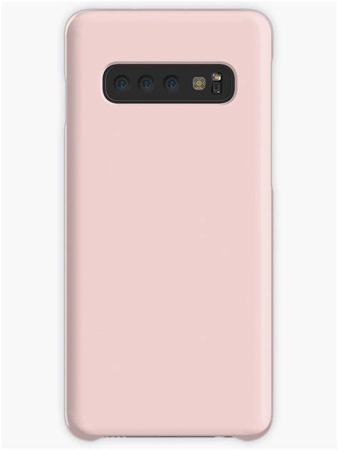 Blush Pink Solid Cases And Skins For Samsung Galaxy By Kierkegaard Redbubble Apple Rose Gold