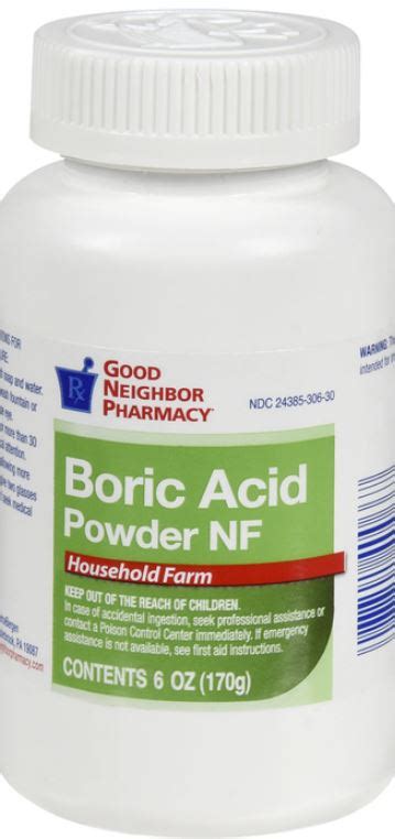 Gnp Boric Acid Pwd 6 Oz Wholesale Supplier 🛍️ Gnp Otc Superstore