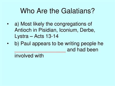 Galatians Ppt Download