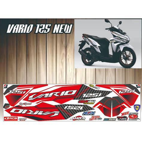 Jual STRIPINGVARIO TERBARU STIKER MOTOR HONDA VARIO 125 MOTIF VARIO