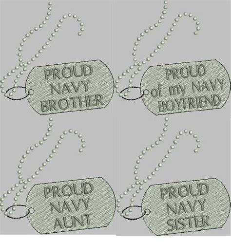 Military Honor Navy Embroidery Design Files Collection | Etsy