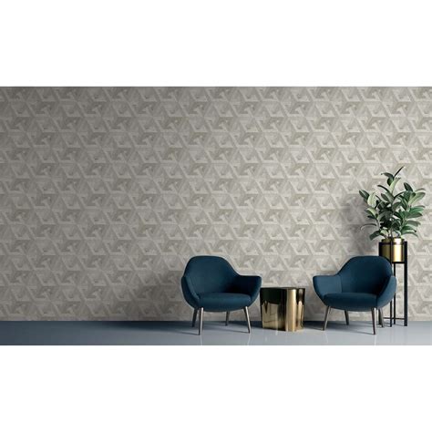 Dutch Wallcoverings Onyx Dessin Lichtbeige 0 53x10 05m Leen Bakker