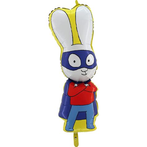 33 Inch Simon Super Rabbit Shaped Character Foil Balloon - Kids Party ...