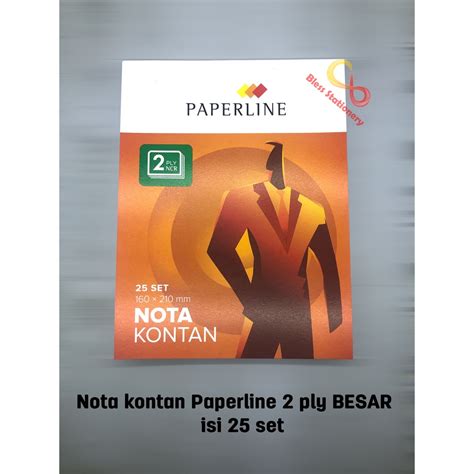 Jual Buku Nota Kontan Paperline Besar 2 Ply Buku Nota 2 Rangkap Buku