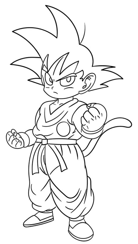 Desenho Para Colorir Anime Dragon Ball - 50+ Desenhos de Dragon Ball Z para colorir - Pop Lembrancinhas