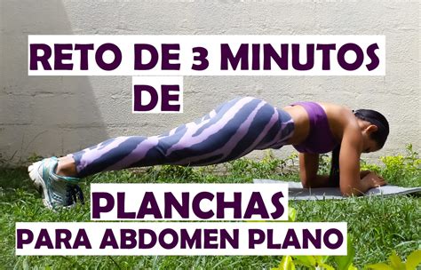 Reto De Plancha Abdominal 3 Minutos Rutina 381 Planchas Para Abdomen Plano Dey Palencia