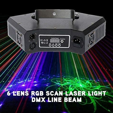 Rgb Scan Laser Lens Scanning Stage Light Dmx Line Beam Lighting For