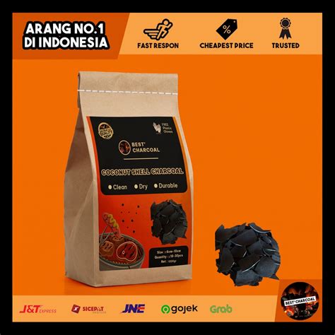 Jual Arang Batok Kelapa Premium Bbq Charcoal Briket Kualitas Ekspor