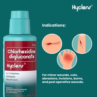 Hyclens Wound Care Chlorhexidine Digluconate Ml Shopee