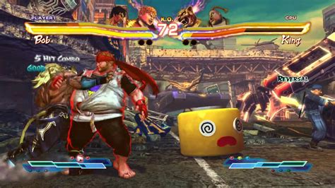 Street Fighter X Tekken Bob Swap Costume And Law Vs King And Rufus