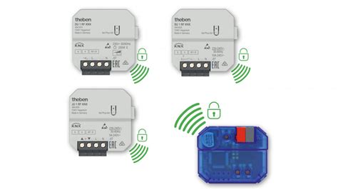 Knx Up Funk Rf Aktoren Mit Knx Data Secure Theben Ag