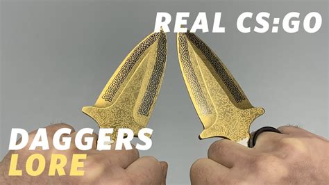 REAL CS GO KNIVES Shadow Daggers Lore KNIFY YouTube