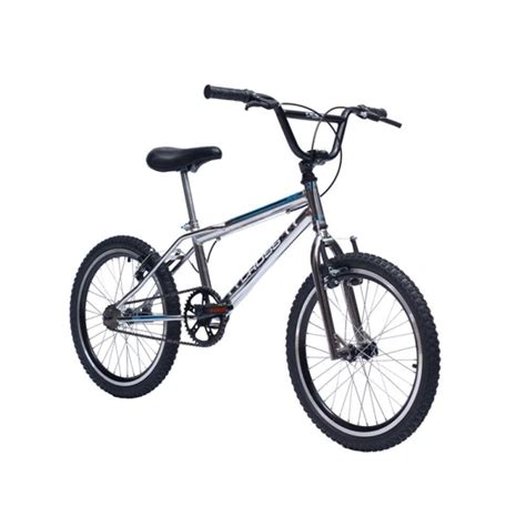 Bicicleta Aro Infantil Cross Bmx Freestyle Cinza Em Promo O