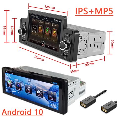 1din Auto Radio Android Mp5 Multimedia Player 1 Din Car Stereo Video Gps Navigation Wifi