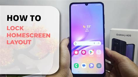 How To Lock Homescreen Layout On Samsung Galaxy A05 05s YouTube