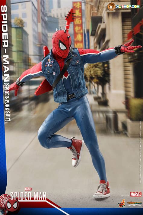 Hot Toys VGM Marvel S Spider Man Th Scale Spider Man Spider Punk Suit Collectible
