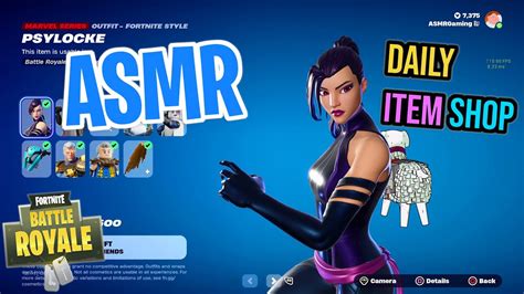 Asmr Fortnite Marvel Skins Are Back Daily Item Shop Relaxing