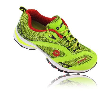 Hi Tec Gecko Mens Green Trail Training Running Trainers Sneakers Sports