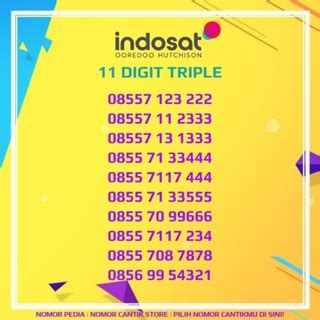 Jual 11 DIGIT INDOSAT IM3 TRIPLE 888 999 CANTIK MURAH Kartu Perdana