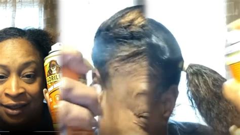 Woman Puts Gorilla Glue On Hair And Edges To Prove Gorillagluegirl Was Lying Let S Talk About