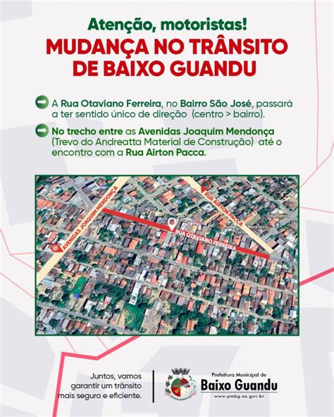 Mudanças No Trânsito De Baixo Guandu Para Otimizar A Mobilidade Urbana