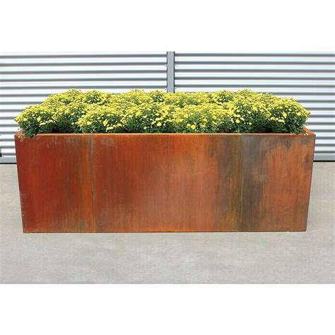 Palatino Hochbeet Urban 250 X 50 X 70 Cm Cortenstahl BAUHAUS