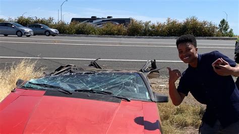 Fox News California Driver Escapes Death After Roof Gets Torn Off By