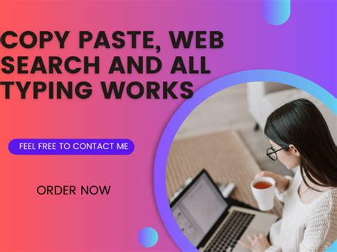 Do Copy Paste Web Search And All Typing Works For Data Entry By Masab