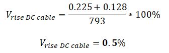 Solar Pv Systems Dc Cable Sizing With Examples Elek Software