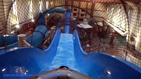 Hydro Plunge Water Coaster Slide HD POVS Great Wolf Lodge Mason Ohio