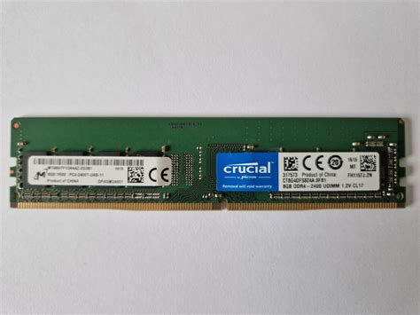 Crucial CT8G4DFS824A 8GB DDR4 2400 MHz UDIMM Memory Module 649528776389