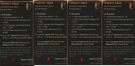 4 X Tempest Roar For Sale Topic D2jsp