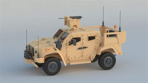 Oshkosh L Atv In M Heavy Guns Carrier D Model Turbosquid