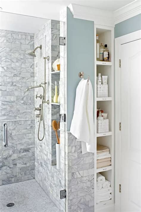 Maximizing Space With Recessed Shelves In Your Bathroom Decoholic