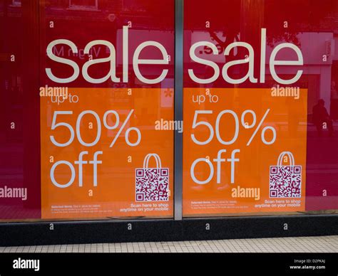 sale bargain and discount signs or posters in thew sales in shops in ...