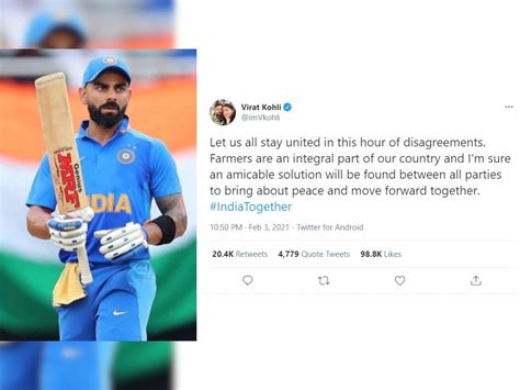 Virat Kohli On Farmers Protest And Rihanna Tweet We Have Briefly