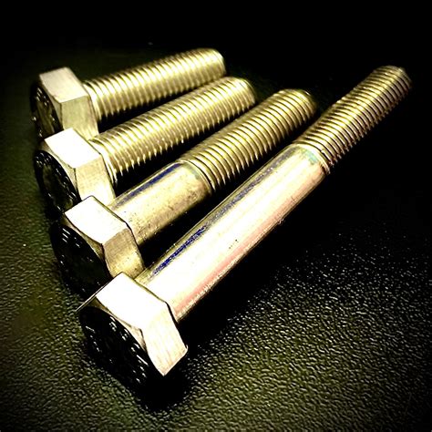 Unf 14 Hex Bolt And Hex Set Screw A2 304 Stainless Steel Din931