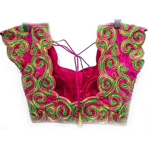 Cotton Multicolor Kanchi Work Ladies Fancy Blouse Size 36 At Rs 500