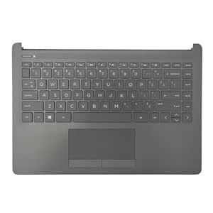 WWGTMC Replacement Upper Case Palmrest Backlit Keyboard Touchpad