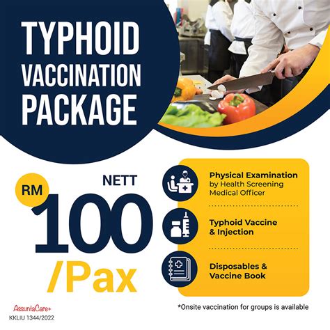 Typhoid Vaccination Package Assunta