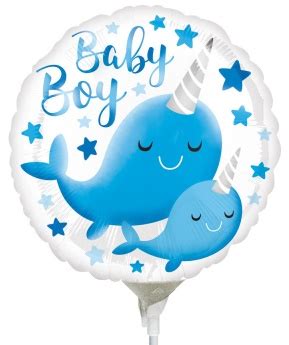 Balon Foliowy Baby Shower Boy Narwal Urodziny Cm Allegro Pl