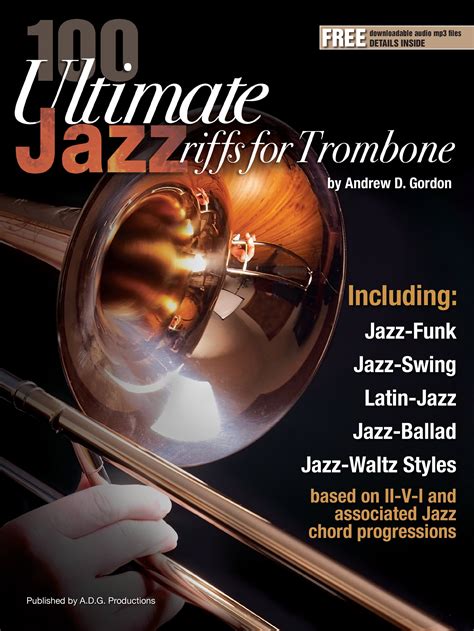 100 Ultimate Jazz Riffs For Trombone Bookmp3midi Files