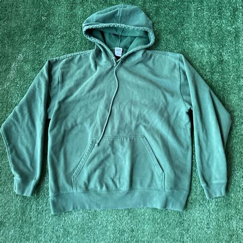 Vintage Basic Blank Green Hoodie ♻️ Actually A Much Depop
