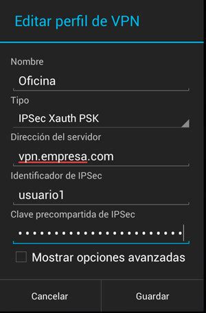 C Mo Configurar Una Vpn Ipsec En Android