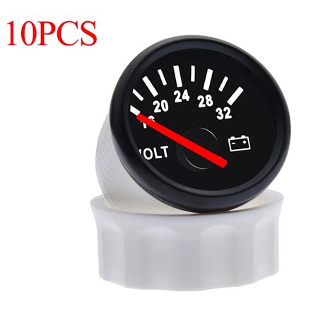 52mm Voltmeter Volt Meter Gauge 16 32 Volt Car Voltage Gauges For