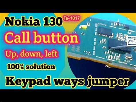 Nokia Ta Keypad Call Button Not Working Solution Nokia Call