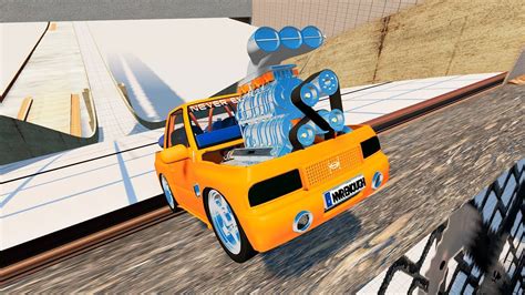 NOVA SÉRIE SALTANDO CARROS EM ALTA VELOCIDADE BeamNG drive YouTube