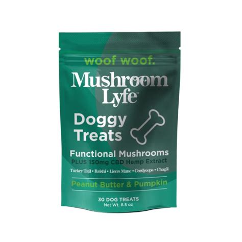 Mushroom Lyfe Functional Blend Doggy Treats Smilyn Wellness