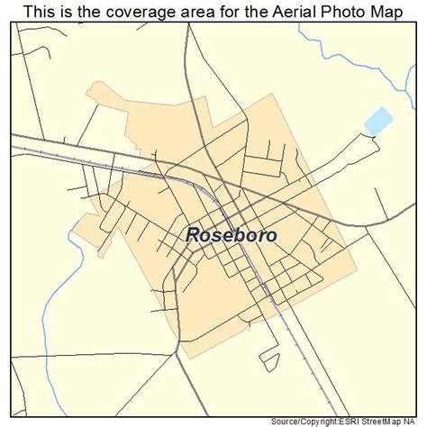 Aerial Photography Map Of Roseboro Nc North Carolina