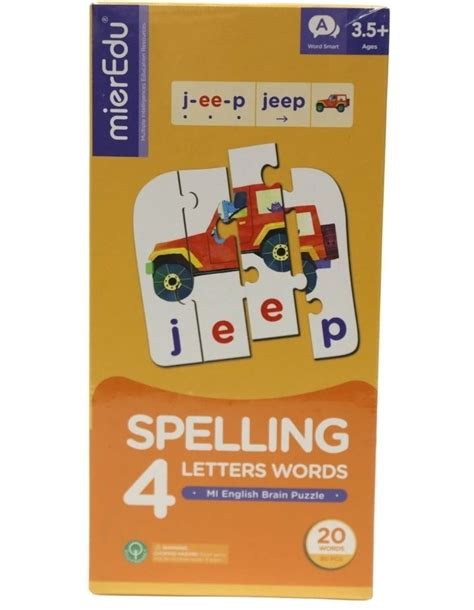 Jenjo Mier Spelling 4 Letter Words Myer